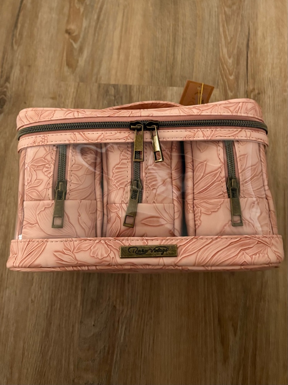 Revive Vintage Set of 3 Beauty Travel Cosmetic Pouches
